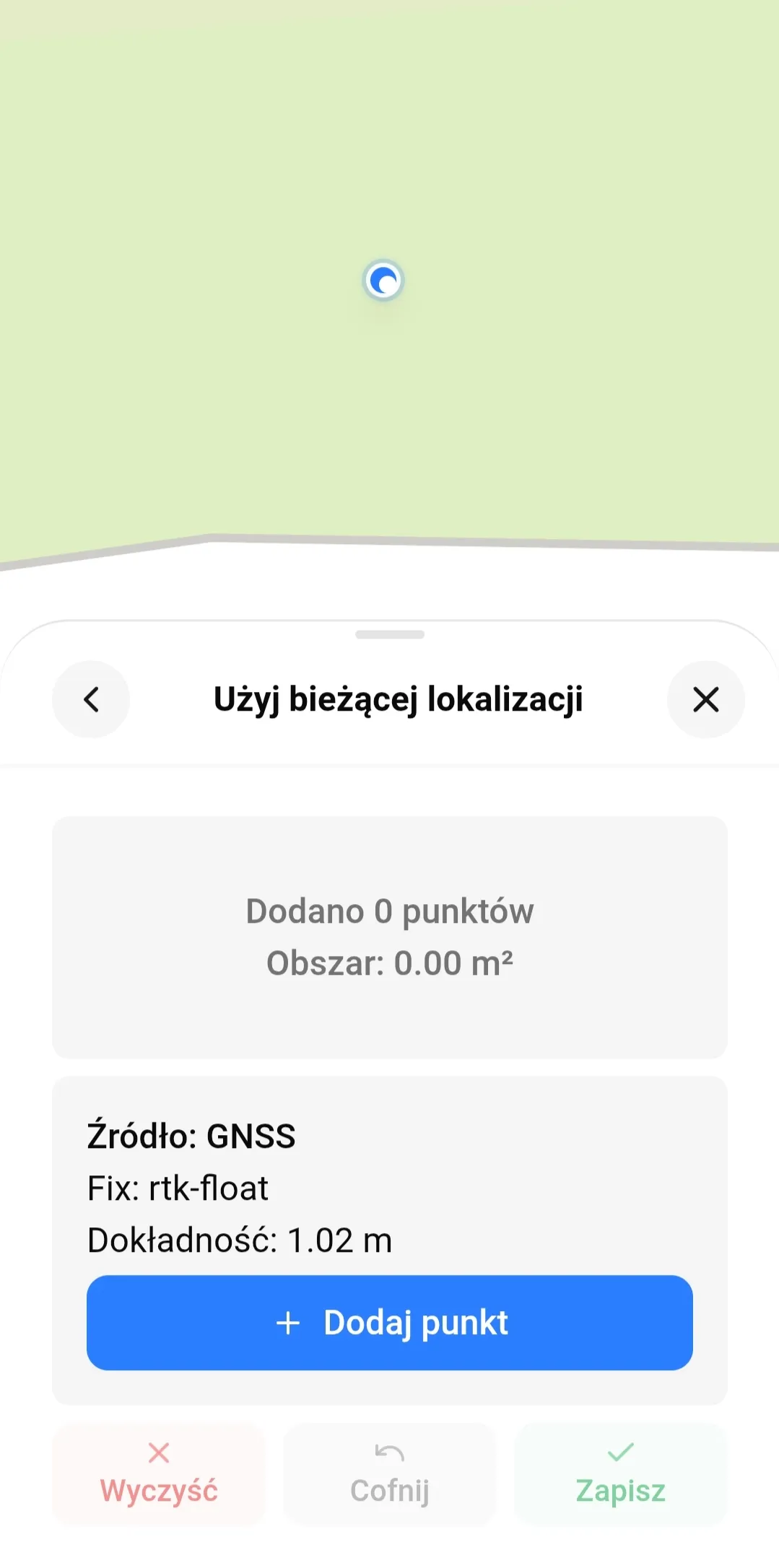 Śledzenie aktualnej lokalizacji